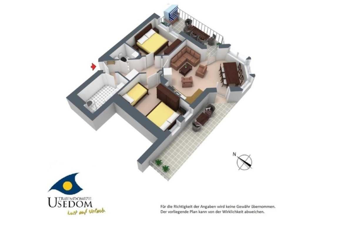 شقة Duenen-Residenz B 05 هيرينجسدورف المظهر الخارجي الصورة